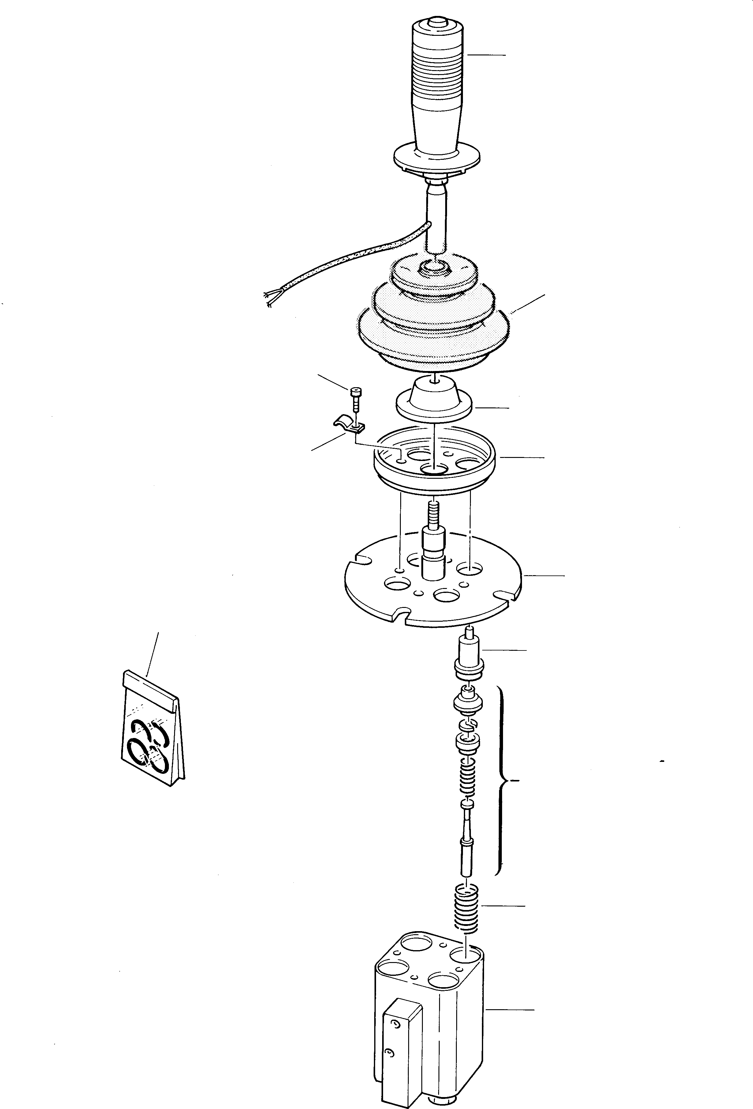 Excavators Komatsu / 245 S/N 24500007-Up(245) / PPC VALVE, R.H.(G-0060 : 7060)