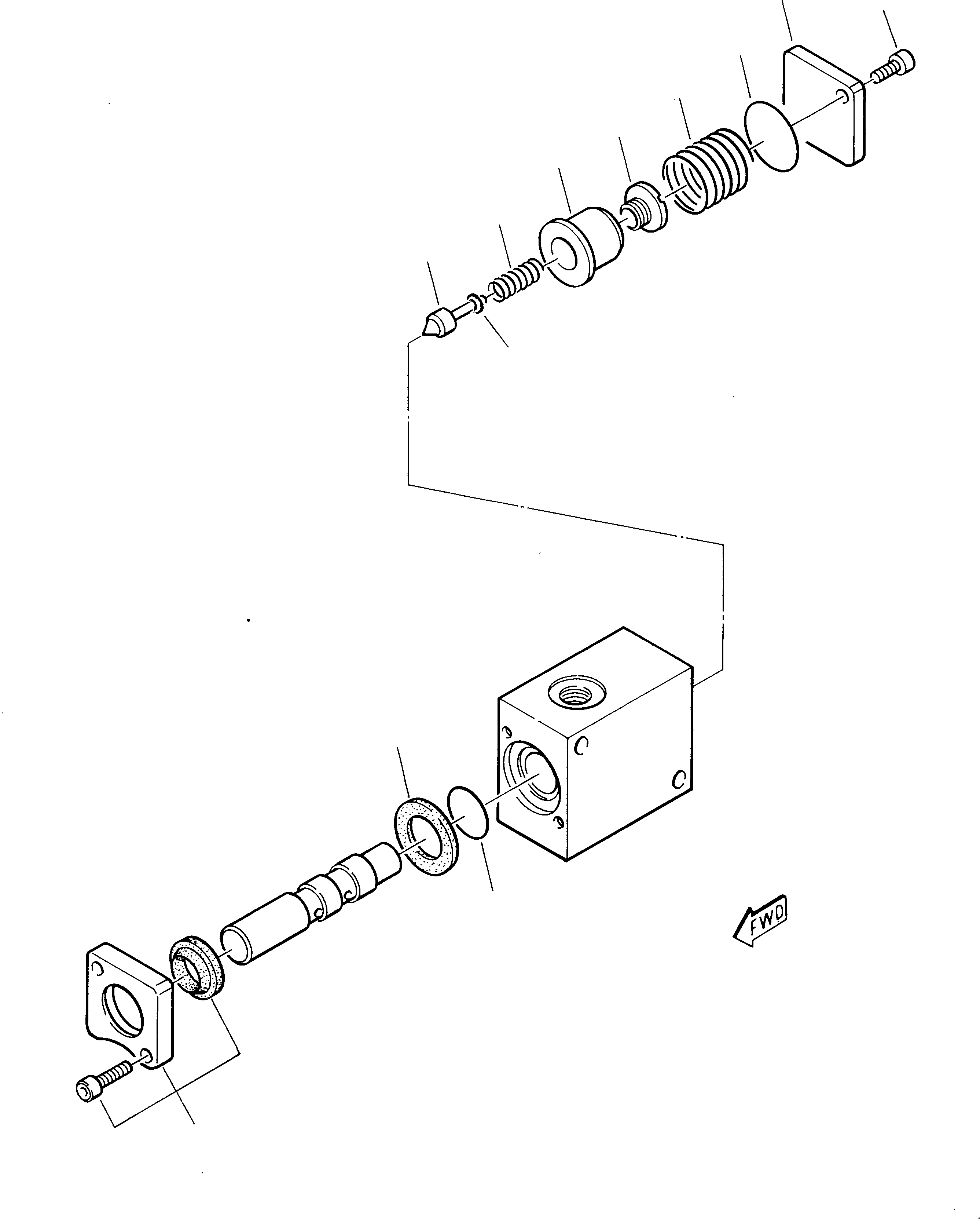Excavators Komatsu / 245 S/N 24500007-Up(245) / TRAVEL SPEED VALVE(G-0080 : 7080)