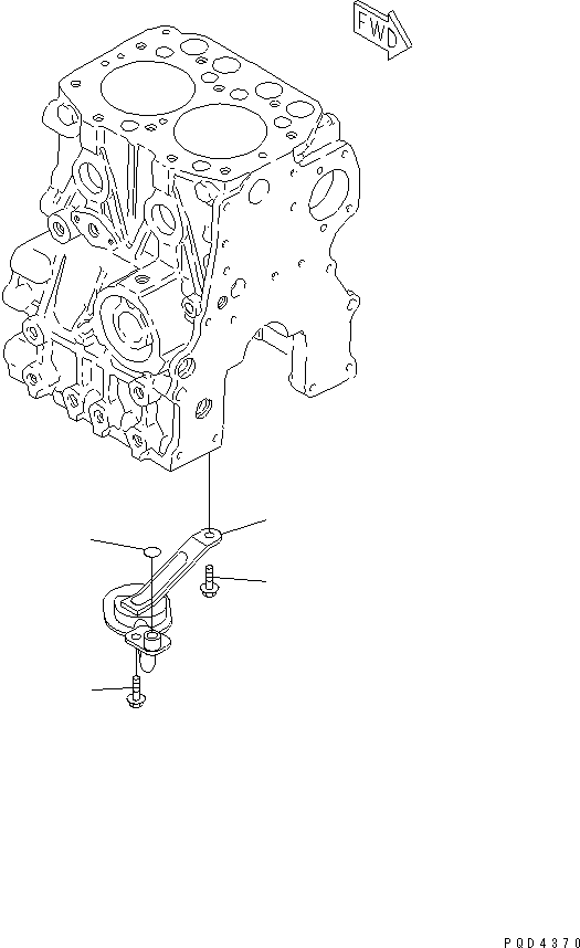 Engines Komatsu / 2D68E-N3A S/N N00101-UP(2d68e-nr) / SUCTION PIPE(030190 : A3010-A0A1)