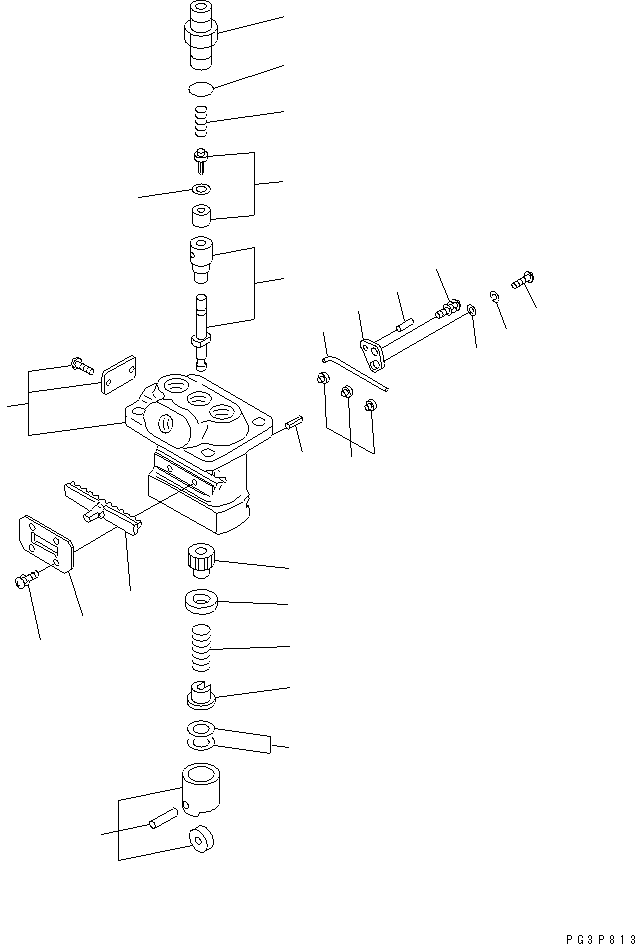 Engines Komatsu / 3D68E-3G S/N 03402-UP(3d68e-5r) / FUEL INJECTION PUMP (PUMP) (INNER PARTS)(030190 : A4010-B0A1)