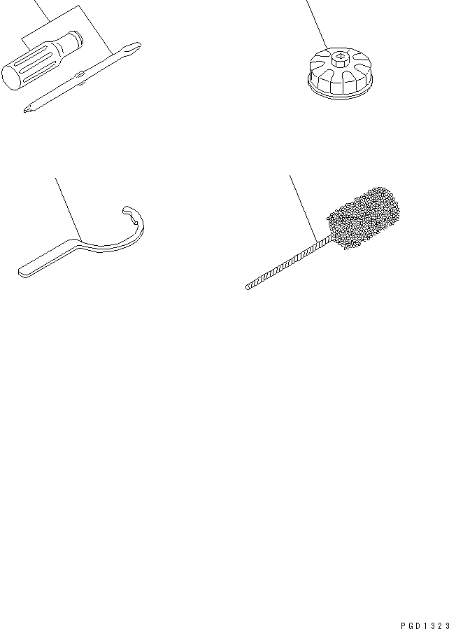 Engines Komatsu / 3D68E-3K S/N 03402-UP(3d68e-7r) / TOOL(030340 : A9010-A0A1)