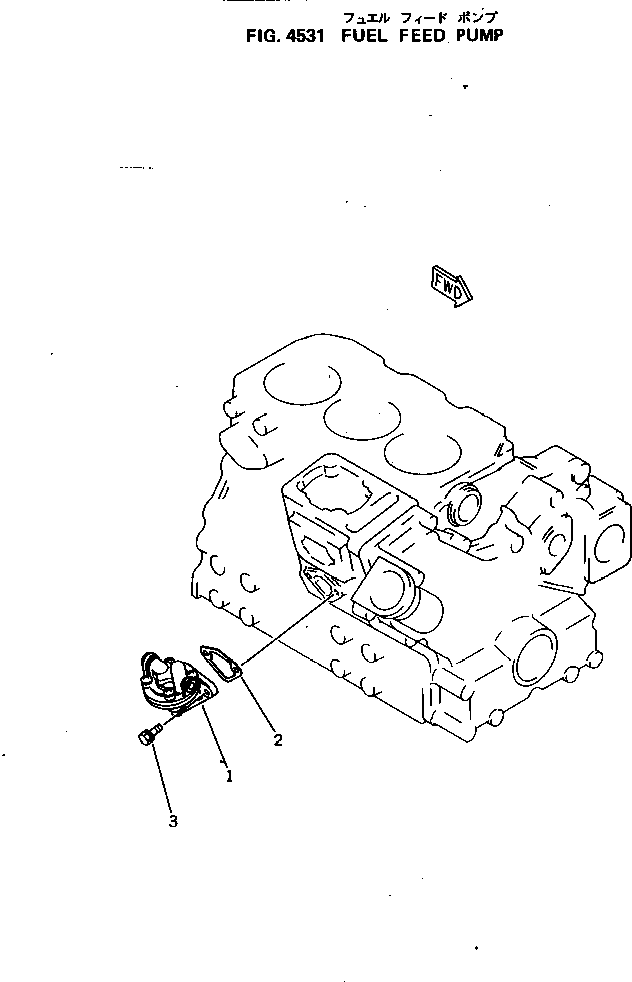 Engines Komatsu / 3D72-2C S/N 01210-UP(3d72-2cr) / FUEL FEED PUMP(120060 : 4531)