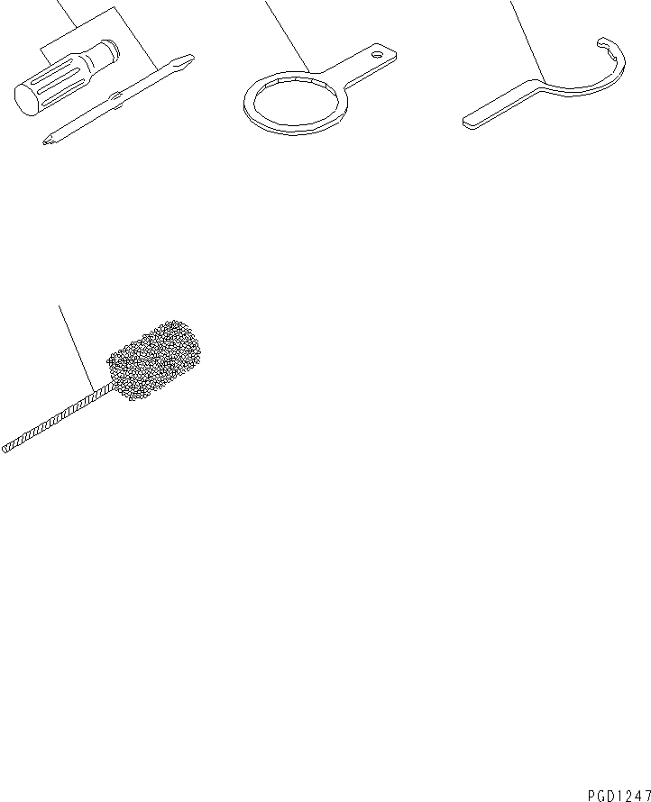 Engines Komatsu / 3D74E-N3A S/N 00102-UP(3d74e-nr) / TOOL(030350 : A9010-A0A1)