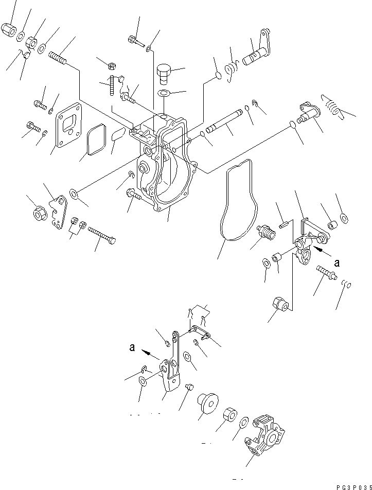 Engines Komatsu / 3D78-1A S/N 00101-UP(3d78-1ac) / GOVERNOR(120070 : 0461)