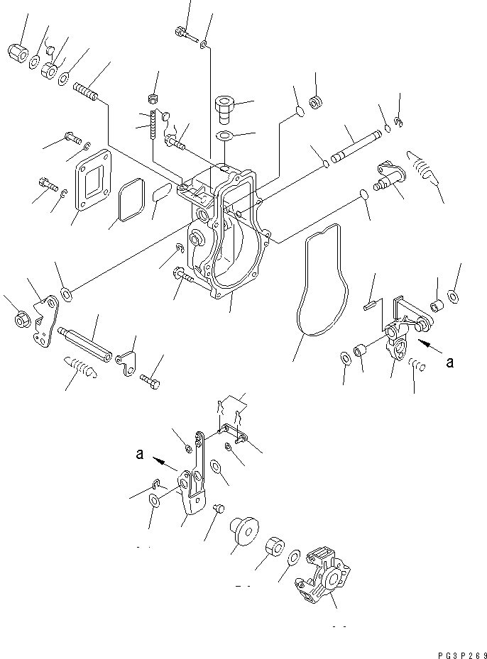 Engines Komatsu / 3D78-1D S/N 01589-UP(3d78-1dc) / GOVERNOR(#01589-06462)(120050 : 0461)