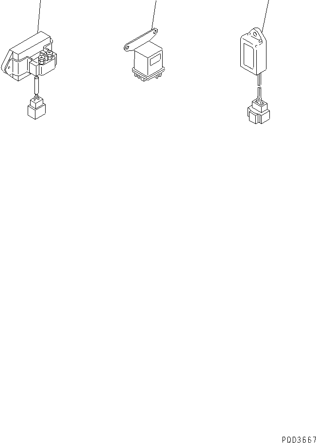 Engines Komatsu / 3D82AE-3HC S/N 04840-UP(3d82ae2c) / ELECTRICAL PARTS (FORWERDED INDIVIDUALLY PARTS)(#11582-)(030360 : A9610-A0A2)
