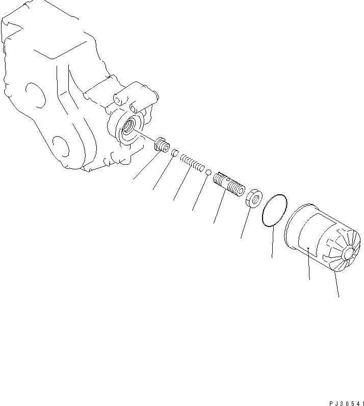 Engines Komatsu / 3D84-1F S/N 13021-UP(3d84-10c) / LUBRICATING OIL FILTER(090020 : 0311)