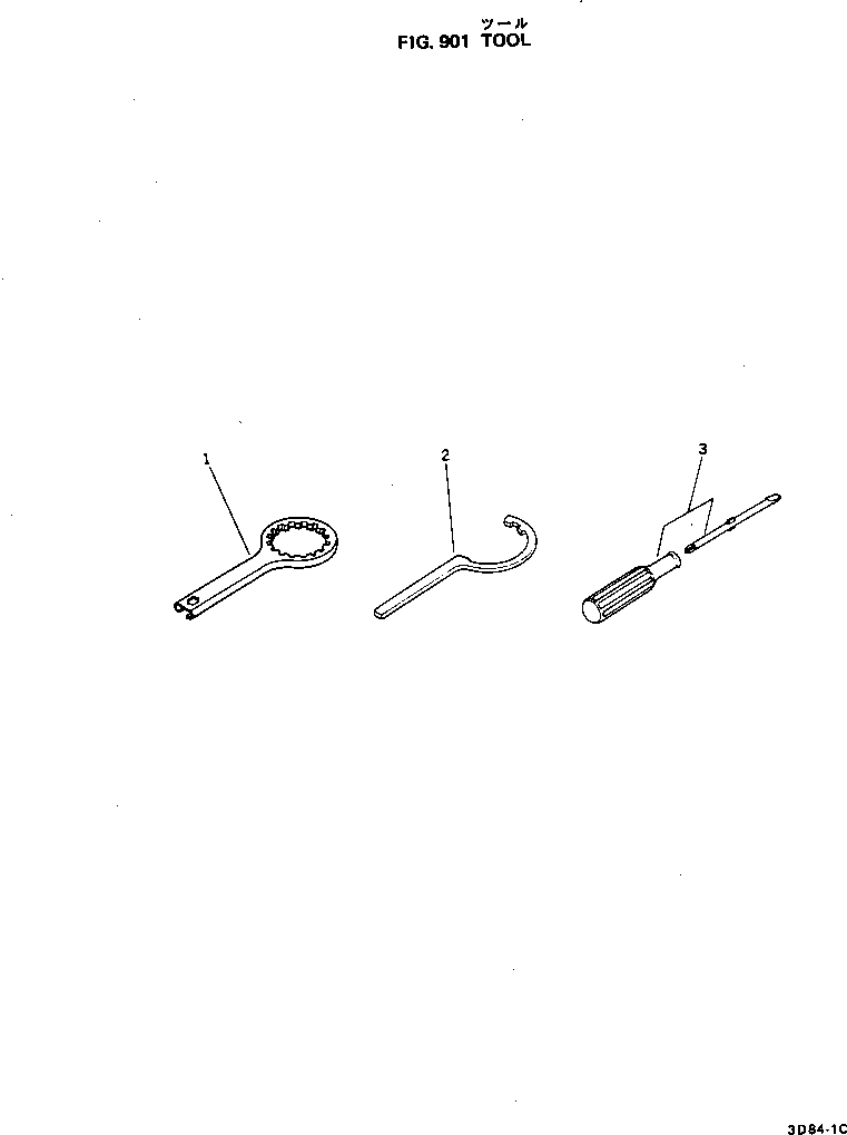 Engines Komatsu / 3D84-1C S/N 01001-UP(3d84-1cr) / TOOL(180010 : 901)