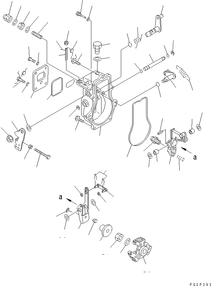 Engines Komatsu / 3D84-2A S/N 00103-UP(3d84-2ac) / GOVERNOR(120070 : 0461)
