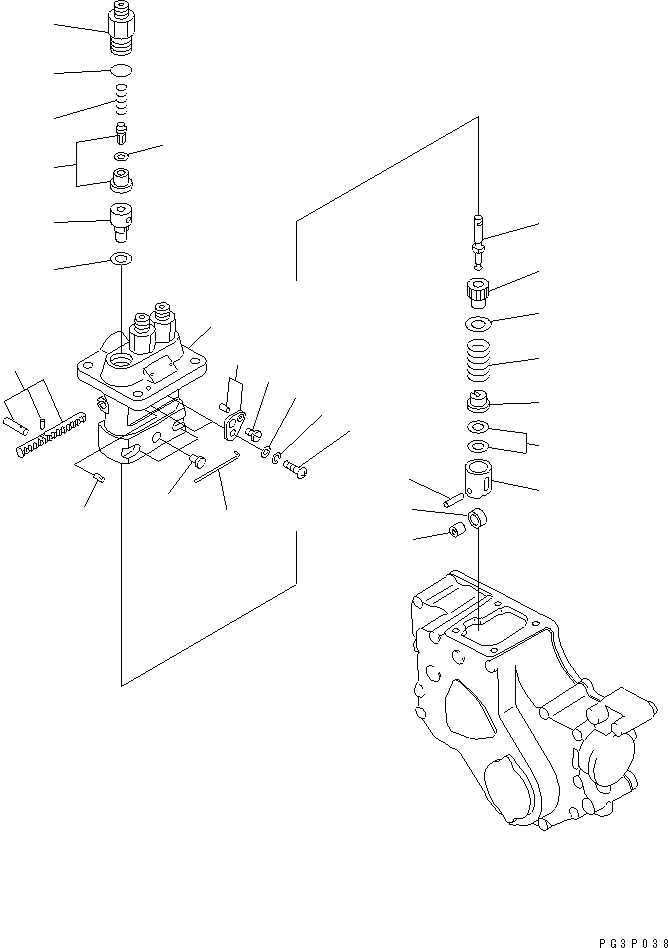 Engines Komatsu / 3D84N-1YC S/N 20425-UP(3d84n-4r) / FUEL INJECTION PUMP(120040 : 0451)