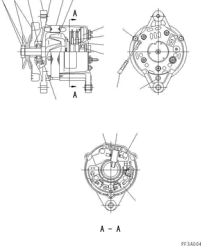 Engines Komatsu / 3D84N-1YC S/N 20425-UP(3d84n-4r) / ALTERNATOR(180030 : 0641)