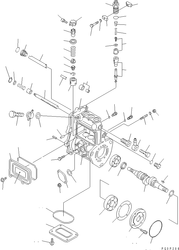 Engines Komatsu / 3D95S-W-1D S/N 12209-UP(3d95s-0r) / FUEL INJECTION PUMP (PUMP)(120050 : 0451)