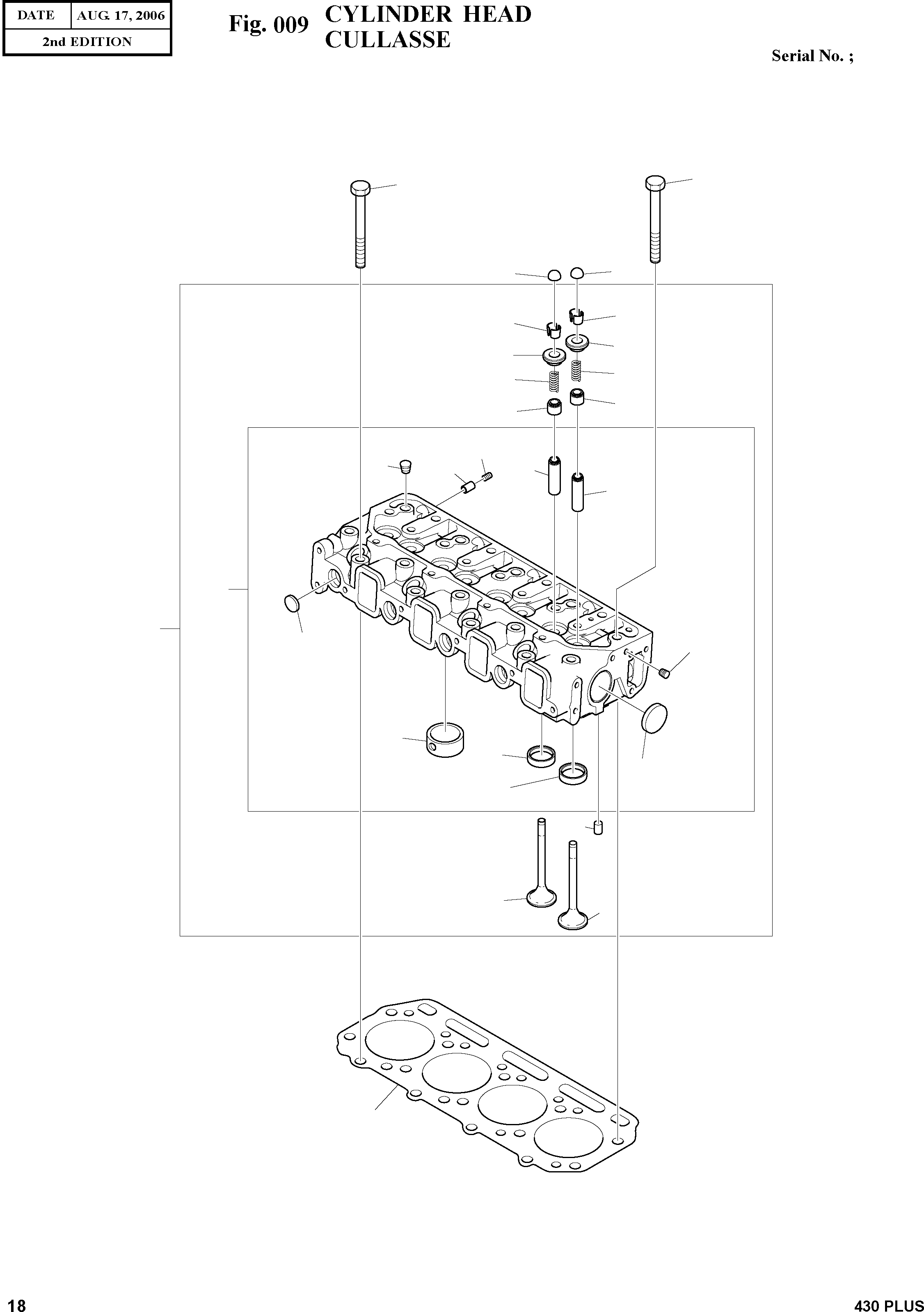 Other: DOOSAN-DAEWOO / 430 PLUS(430PLUS) / CYLINDER HEAD(009 : 009)