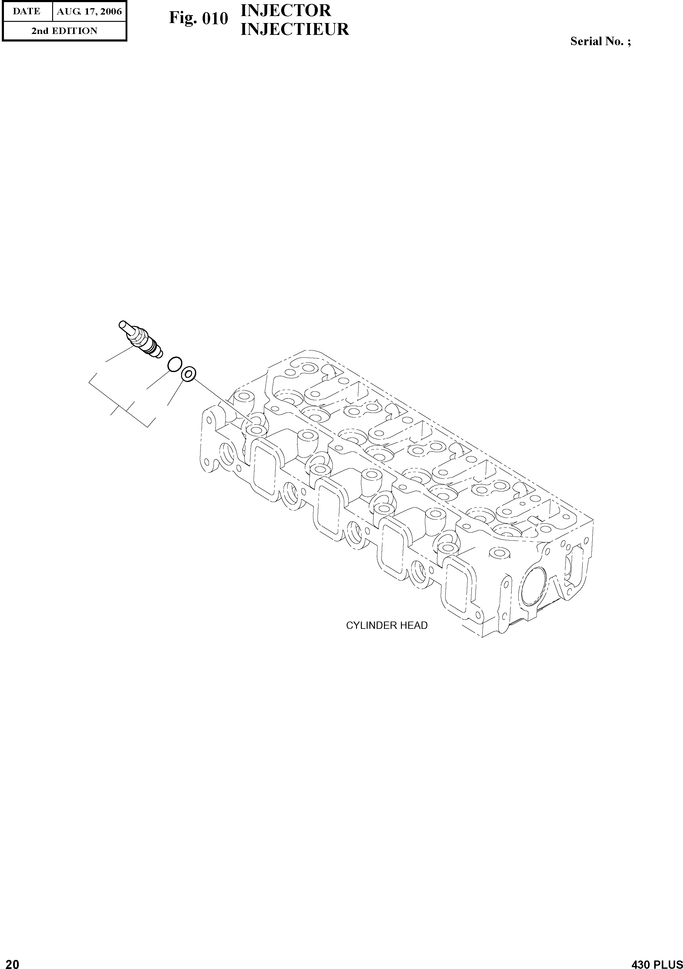 Other: DOOSAN-DAEWOO / 430 PLUS(430PLUS) / INJECTOR(010 : 010)