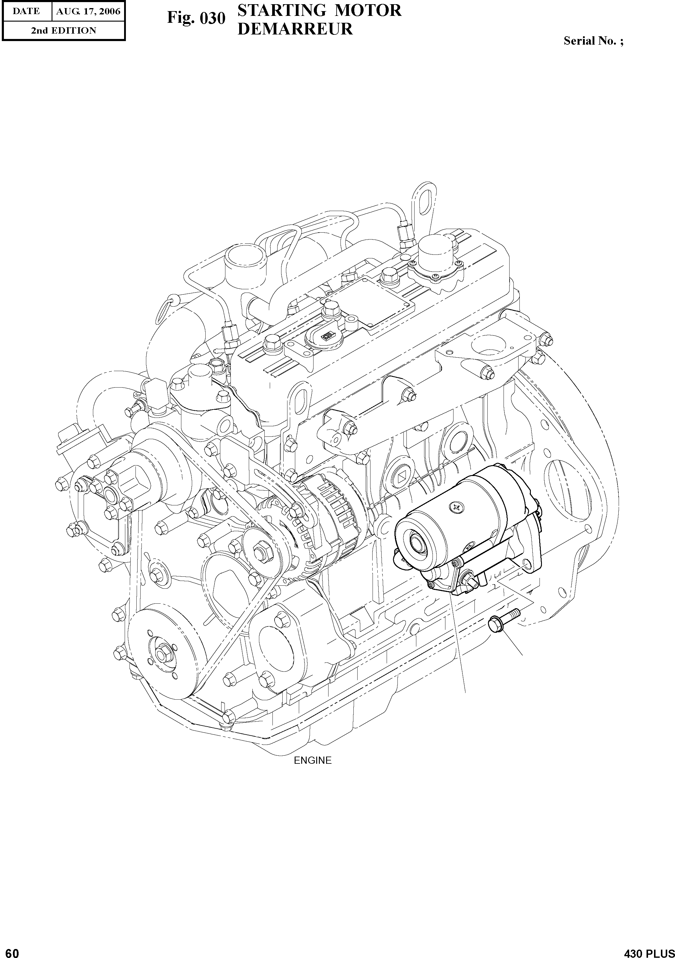 Other: DOOSAN-DAEWOO / 430 PLUS(430PLUS) / STARTING MOTOR(030 : 030)