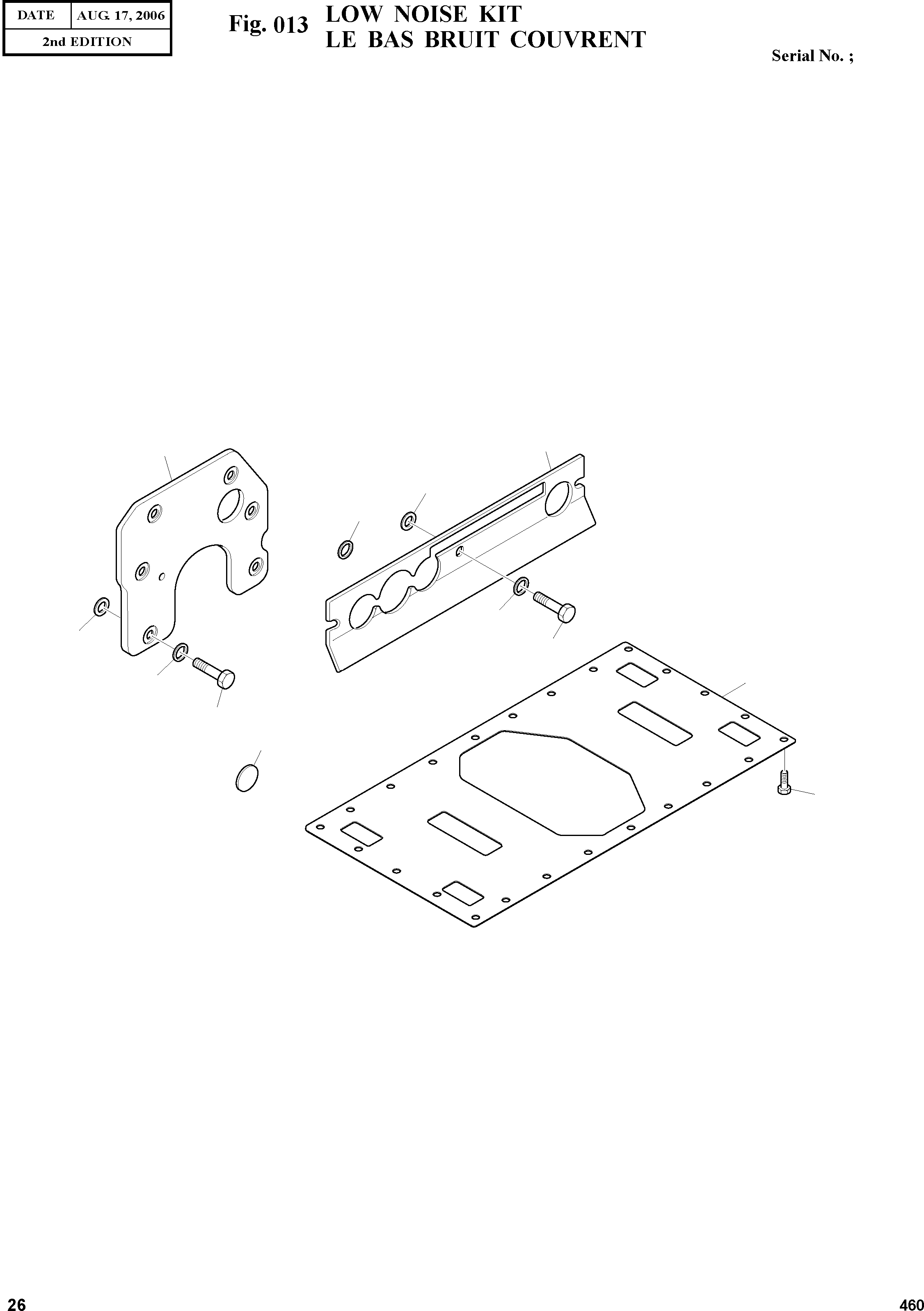 Other: DOOSAN-DAEWOO / 460(460) / LOW NOISE KIT(013 : 013)