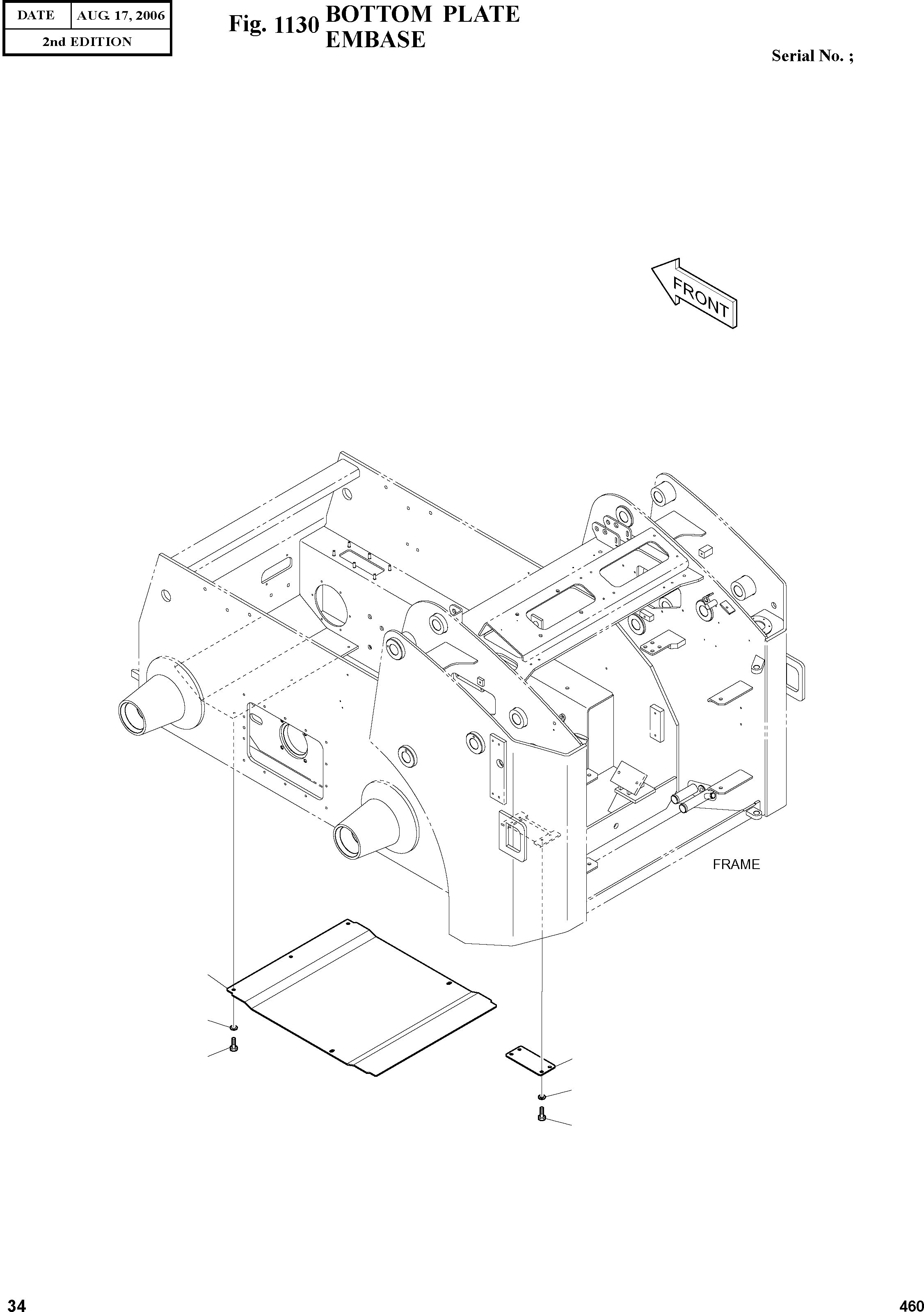 Other: DOOSAN-DAEWOO / 460(460) / BOTTOM PLATE(1130 : 1130)