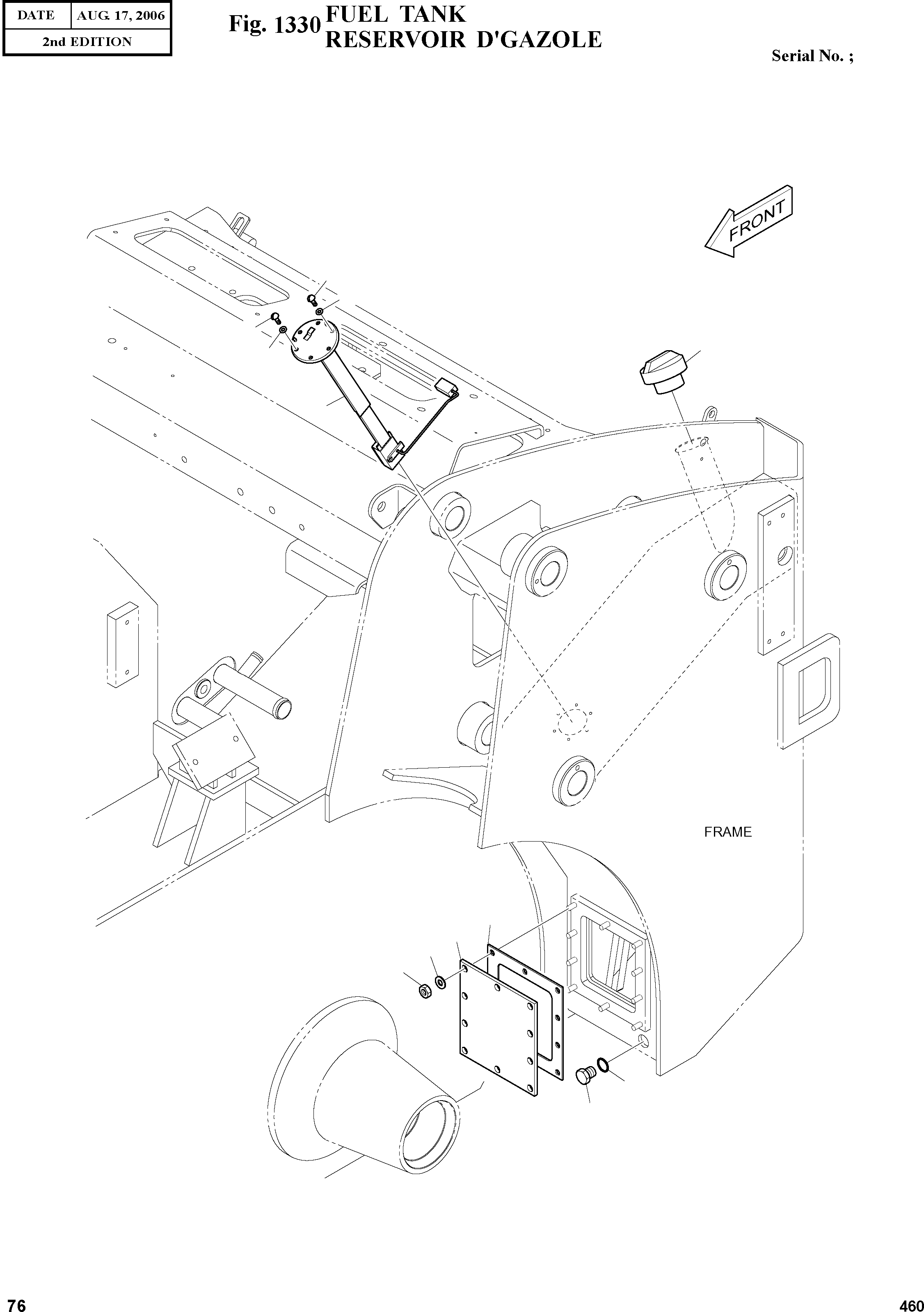 Other: DOOSAN-DAEWOO / 460(460) / FUEL TANK(1330 : 1330)