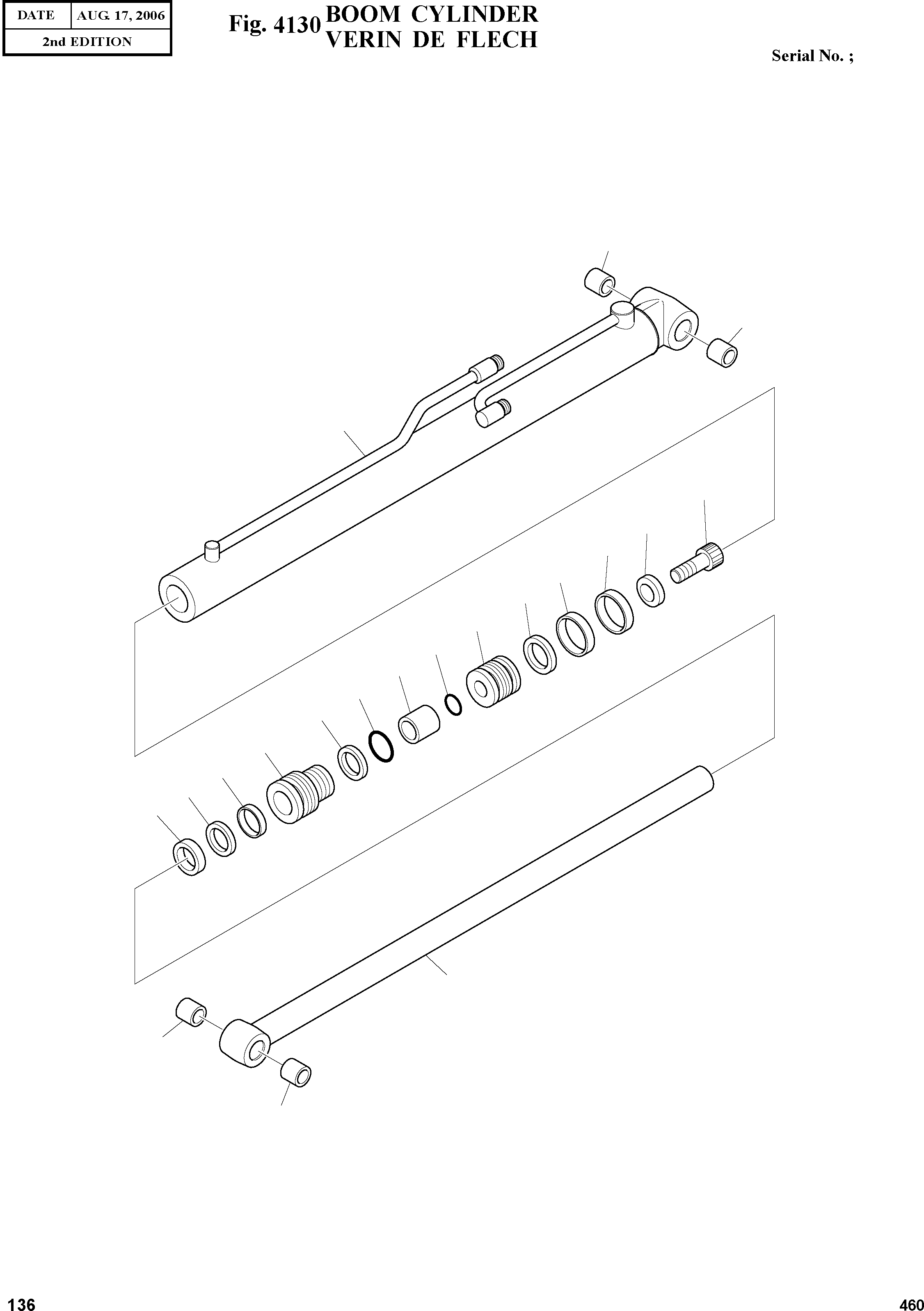 Other: DOOSAN-DAEWOO / 460(460) / BOOM CYLINDER(4130 : 4130)