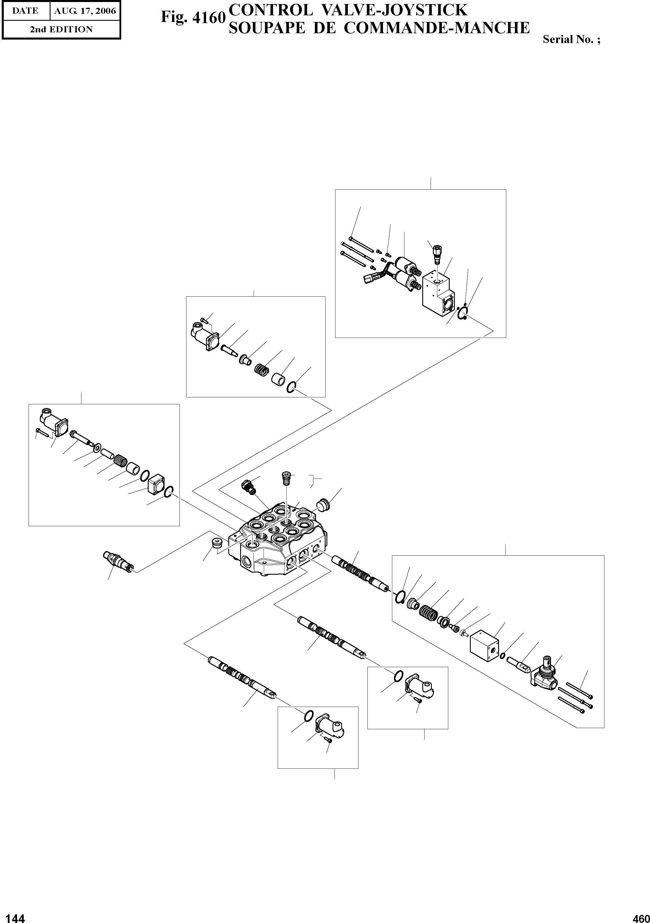 Other: DOOSAN-DAEWOO / 460(460) / CONTROL VALVE-JOYSTICK(4160 : 4160)