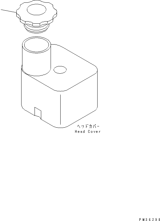 Engines Komatsu / 4D102E-1C-1C S/N 26200163-UP(4d102e3c) / OIL FILLER CAP(030070 : A1110-01A0)