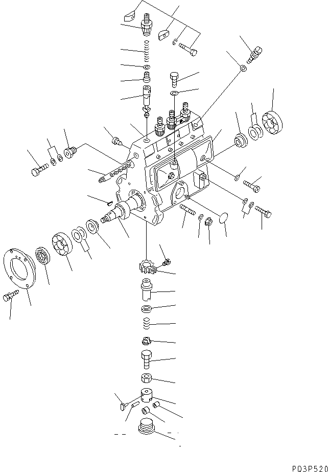 Engines Komatsu / 4D94-2F S/N 10007-UP(4d94-2fc) / FUEL INJECTION PUMP (PUMP)(#37311-)(120080 : 463B)