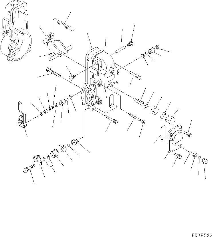 Engines Komatsu / 4D94-2G S/N 10003-UP(4d94-2gc) / FUEL INJECTION PUMP (GOVERNOR) (2/2)(#10003-20545)(120130 : 469)
