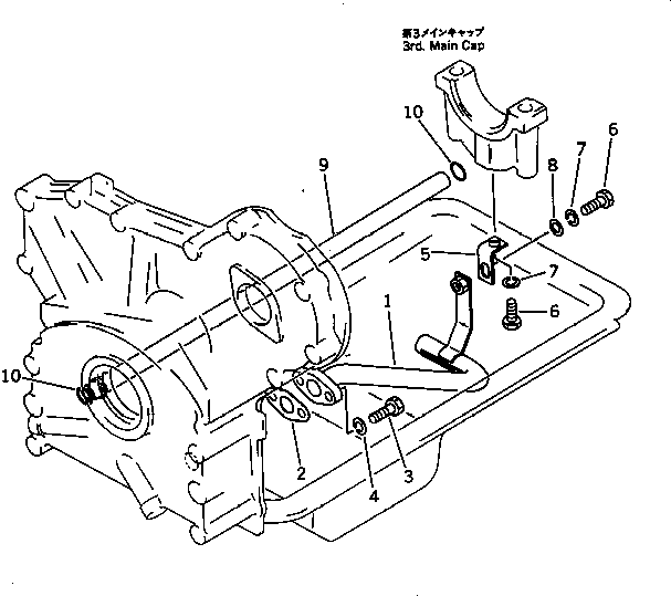Engines Komatsu / 4D94-2P S/N 12336-UP(4d94-2pr) / LUBRICATING OIL STRAINER(090020 : 305)