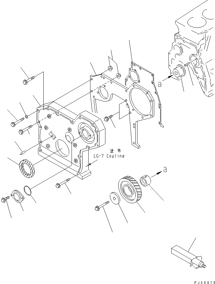 Engines Komatsu / 4D95L-1K S/N 15548-UP(4d95l-dr) / (060020 : 0205)