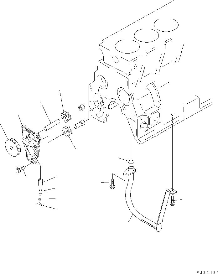 Engines Komatsu / 4D95L-1K S/N 15548-UP(4d95l-dr) / (090010 : 0301)