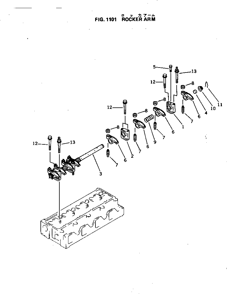 Engines Komatsu / 4D95L-W-1A S/N 10001-UP(4d95l-wr) / (030020 : 1101)