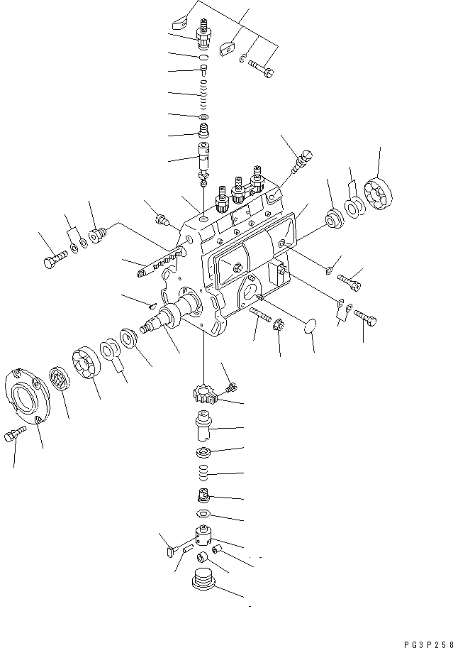 Komatsu parts book diagram for 4D95S-W-1E S/N 17743-UP: 