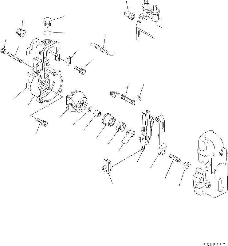Komatsu parts book diagram for 4D95S-W-1E S/N 17743-UP: 