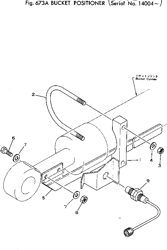 Wheel Loaders Komatsu / 510-1 S/N 10001-UP(510-1r) / BUCKET POSITIONER(#14004-)(180170 : 673A)