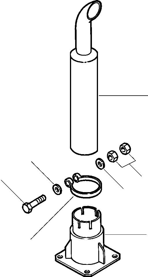 Wheel Loaders DRESSTA / 512 S/N C003001-UP(512) / EXHAUST PIPE (GLASS WOOL)(01-028 : 01-028)