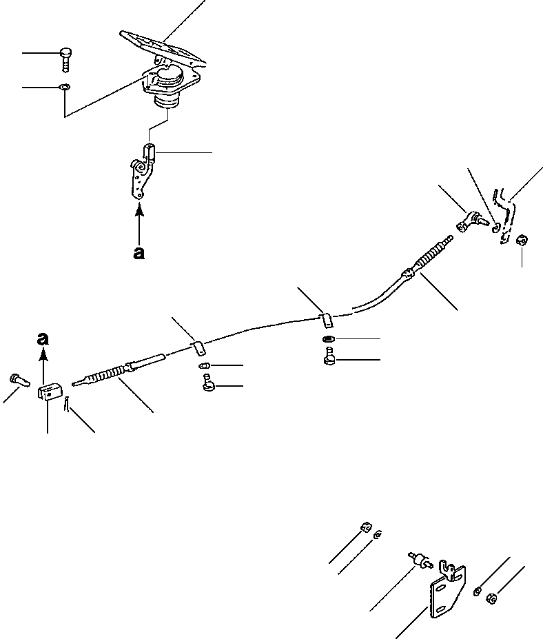 Wheel Loaders DRESSTA / 512 S/N C003001-UP(512) / ACCELERATOR LINKAGE(01-030 : 01-030)