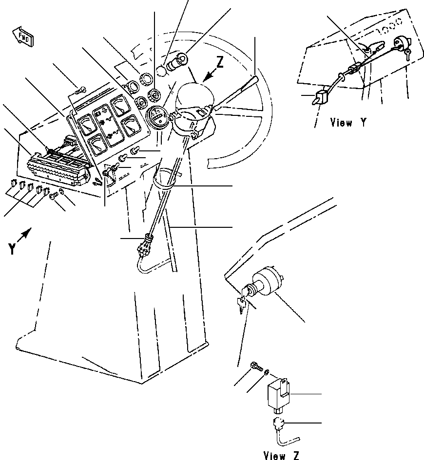 Wheel Loaders DRESSTA / 512 S/N C003001-UP(512) / INSTRUMENT PANEL(01-048 : 01-048)