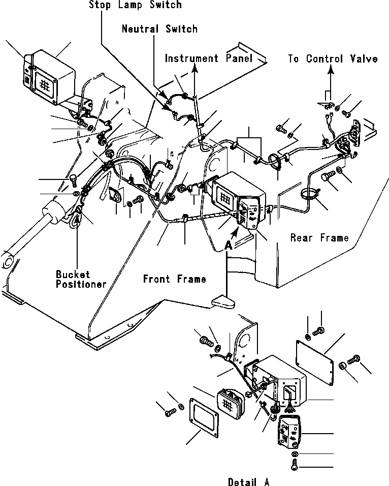 Wheel Loaders DRESSTA / 512 S/N C003001-UP(512) / ELECTRICAL SYSTEM (FRONT)(01-052 : 01-052)