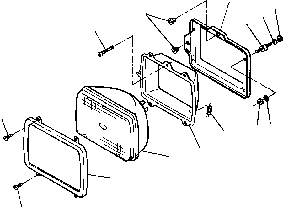 Wheel Loaders DRESSTA / 512 S/N C003001-UP(512) / FRONT DRIVING LIGHT(01-056 : 01-056)
