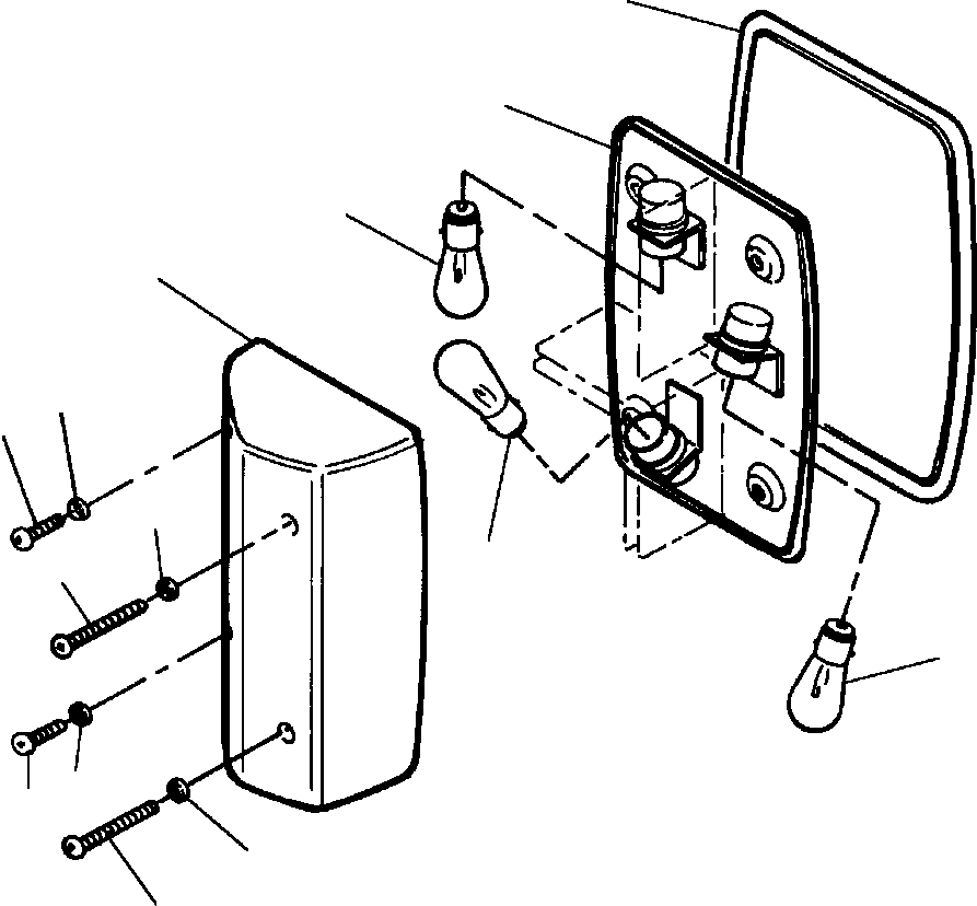 Wheel Loaders DRESSTA / 512 S/N C003001-UP(512) / L.H. TURN SIGNAL AND PARKING LIGHT(01-058 : 01-058)