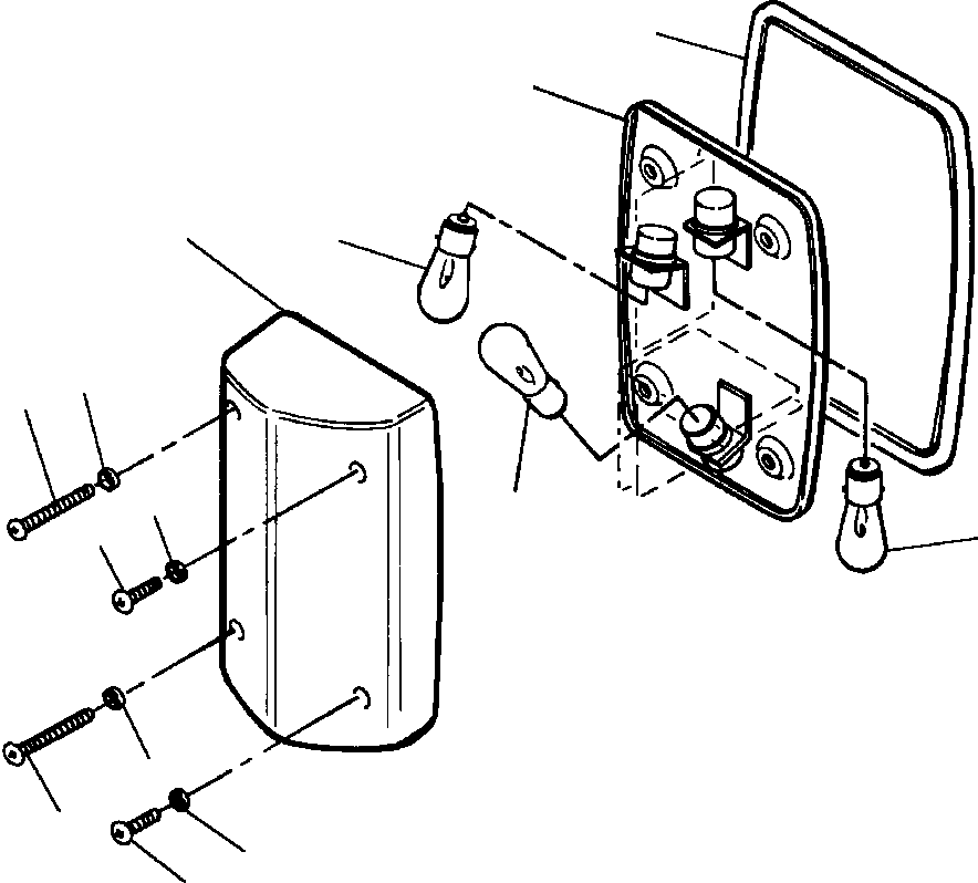 Wheel Loaders DRESSTA / 512 S/N C003001-UP(512) / R.H. TURN SIGNAL AND PARKING LIGHT(01-060 : 01-060)