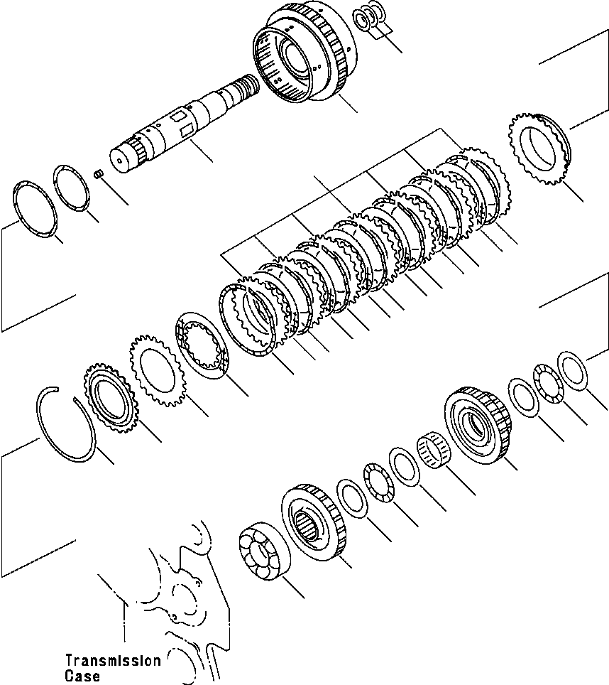 Wheel Loaders DRESSTA / 512 S/N C003001-UP(512) / TRANSMISSION (2nd CLUTCH)(02-018 : 02-018)