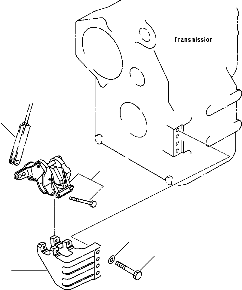 Wheel Loaders DRESSTA / 512 S/N C003001-UP(512) / PARKING BRAKE MOUNTING PARTS(03-024 : 03-024)