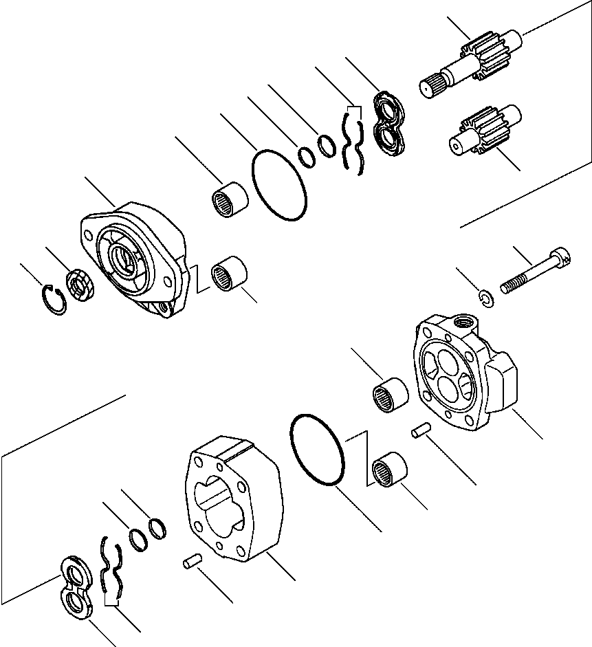 Wheel Loaders DRESSTA / 512 S/N C003001-UP(512) / STEERING PUMP GROUND DRIVEN STEERING(04-002 : 04-002)