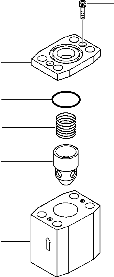 Wheel Loaders DRESSTA / 512 S/N C003001-UP(512) / CHECK VALVE FOR GROUND DRIVEN STEERING(04-008 : 04-008)