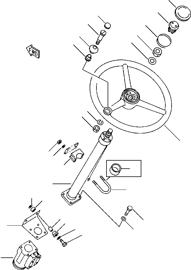 Wheel Loaders DRESSTA / 512 S/N C003001-UP(512) / STEERING WHEEL(04-024 : 04-024)