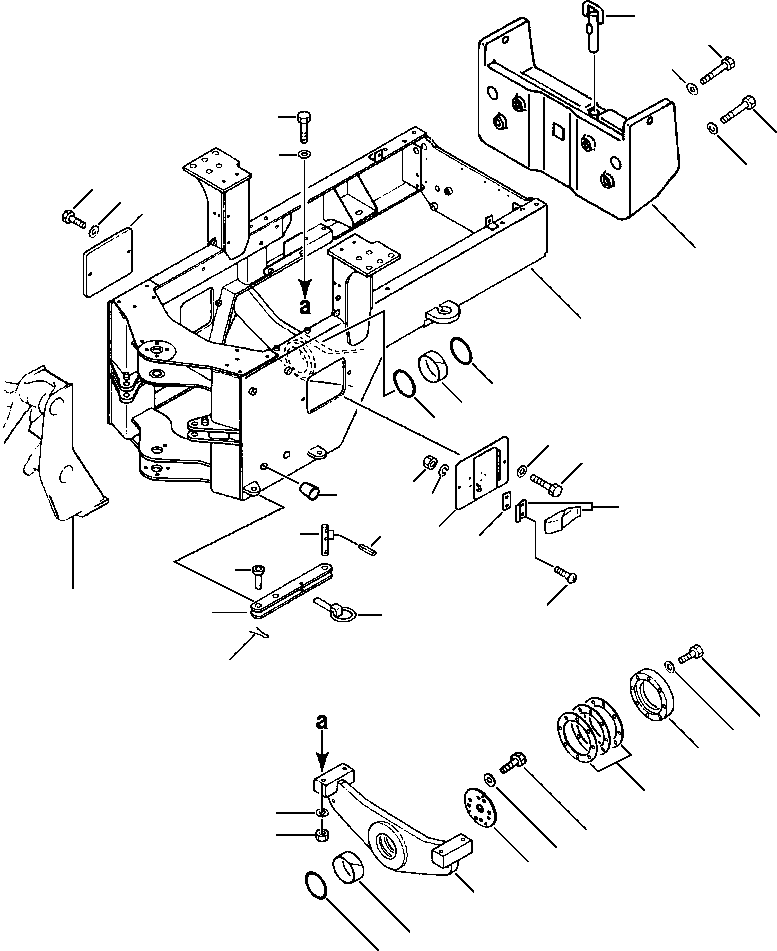 Wheel Loaders DRESSTA / 512 S/N C003001-UP(512) / REAR FRAME(05-006 : 05-006)