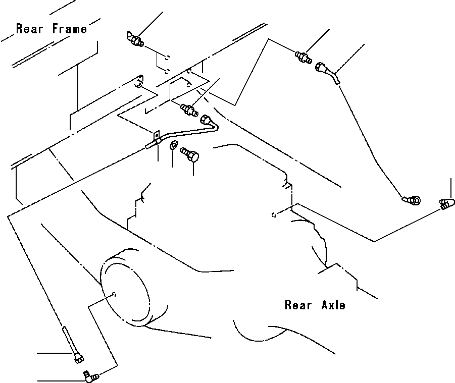 Wheel Loaders DRESSTA / 512 S/N C003001-UP(512) / LUBRICATOR (AXLE SUPPORT)(05-012 : 05-012)