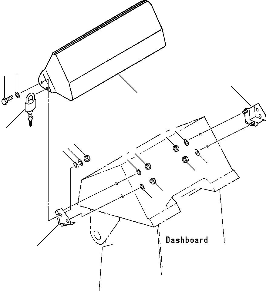 Wheel Loaders DRESSTA / 512 S/N C003001-UP(512) / INSTRUMENT PANEL COVER(05-034 : 05-034)