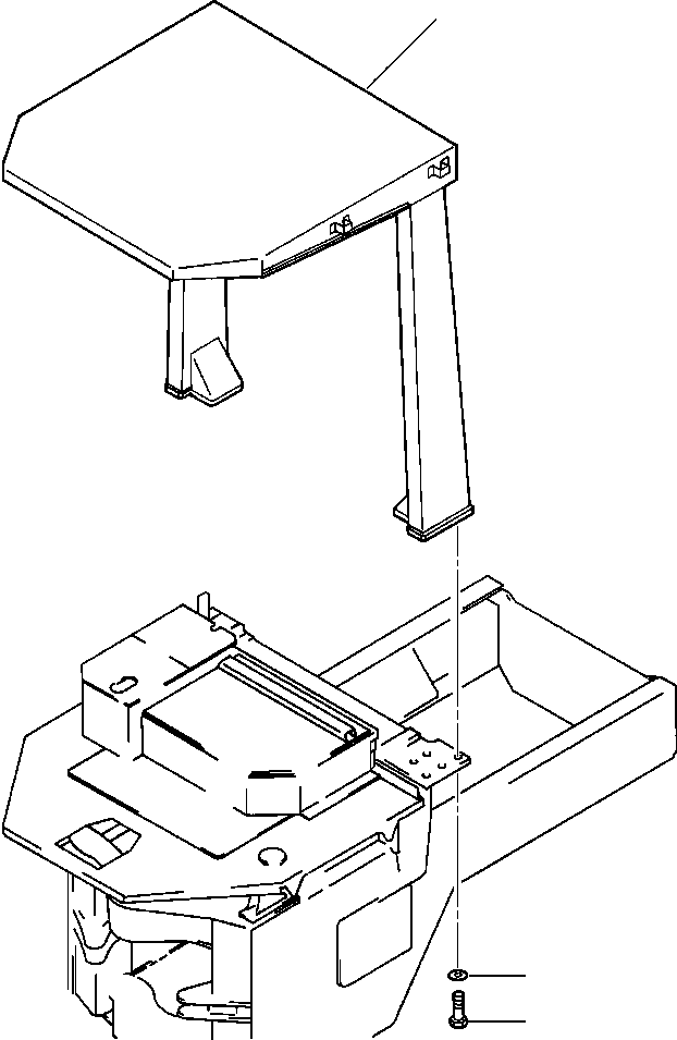 Wheel Loaders DRESSTA / 512 S/N C003001-UP(512) / ROPS CANOPY AND MOUNTING(05-052 : 05-052)